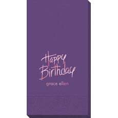 Fun Happy Birthday Guest Towels