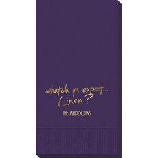 Fun What Do You Expect Guest Towels