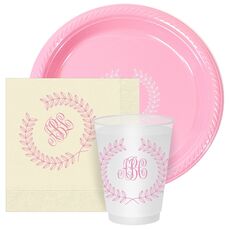 Renaissance Wreath with Monogram