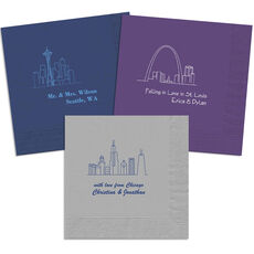 Design Your Own Skyline Napkins