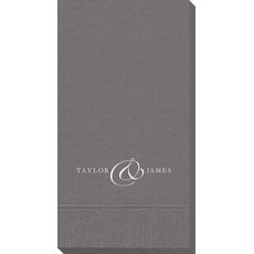 Elegant Ampersand Guest Towels
