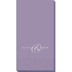 Elegant Ampersand Guest Towels