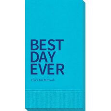 Bold Best Day Ever Guest Towels