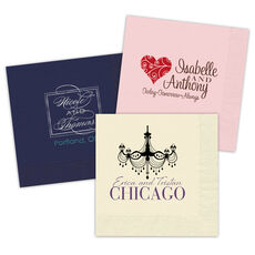 Custom Napkins with Your 2-Color Logo