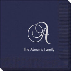 Elegant Initial Napkins