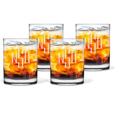 Maestro 14 oz. Double Old Fashioned Glassware Set of 4