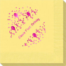 Balloons and Streamers Napkins