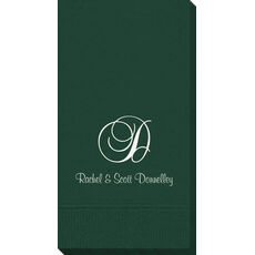 Elegant Initial Guest Towels