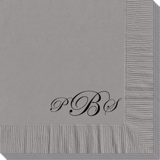 Elegant Script Monogram Napkins