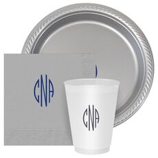 Shaped Oval Monogram