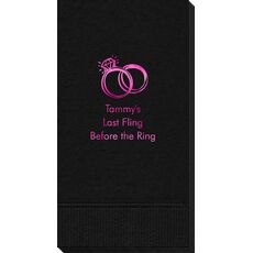Wedding Rings Guest Towels