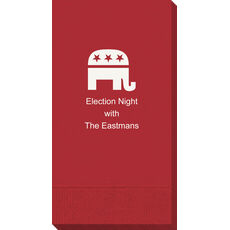 Patriotic Elephant Guest Towels