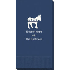 Patriotic Donkey Guest Towels