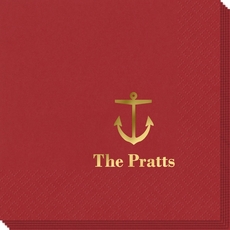 Nautical Anchor Napkins
