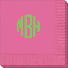 Rounded Monogram Napkins
