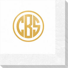Framed Rounded Monogram Napkins