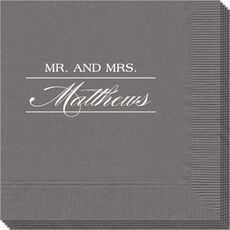 Mr. and Mrs. Napkins
