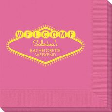 Welcome Marquee Napkins