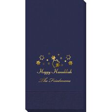 Happy Hanukkah Guest Towels