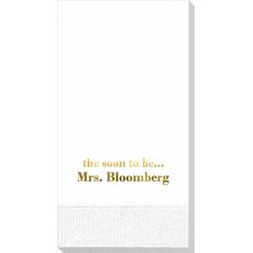 Soon to be Mrs Guest Towels