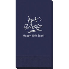 Fun Aged to Perfection Guest Towels