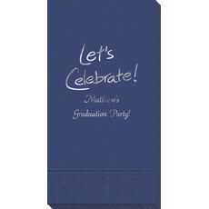 Fun Let's Celebrate Guest Towels