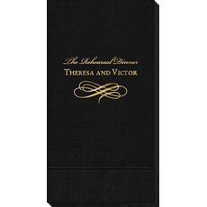 Scrolled Coronation Guest Towels
