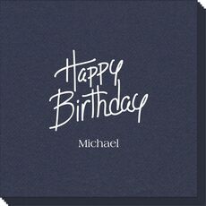 Fun Happy Birthday Linen Like Napkins