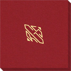 Shaped Diamond Monogram Linen Like Napkins
