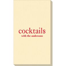 Big Word Cocktails Linen Like Guest Towels