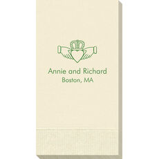 Traditional Irish Claddaugh Guest Towels