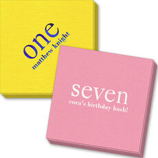 You Create Your Big Number Linen Like Napkins