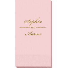 Duo Name Guest Towels