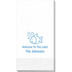 Happy Little Fish Guest Towels