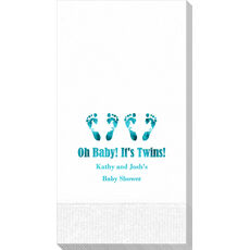 Seeing Double Twinkle Toes  Guest Towels