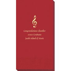 Treble Clef Guest Towels