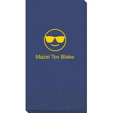 Sunglasses Emoji Guest Towels