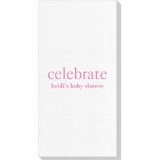 Big Word Celebrate Luxury DeVille Guest Towels