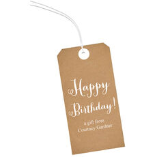 Brown Paper Large Hanging Gift Tags