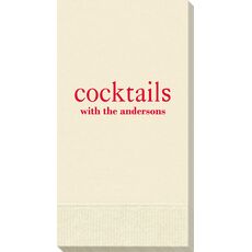 Big Word Cocktails Guest Towels