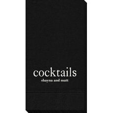 Big Word Cocktails Guest Towels