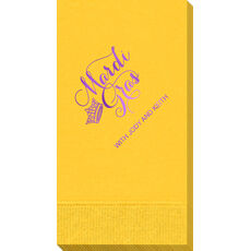 Mardi Gras Crown Guest Towels