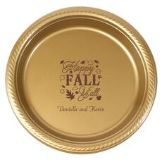 Happy Fall Y'all Plastic Plates