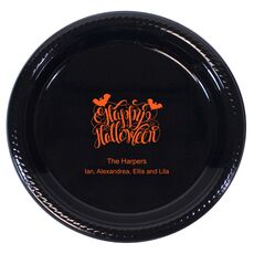 Happy Halloween Plastic Plates