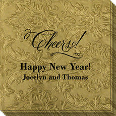 Elegant Cheers Carte Napkins