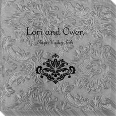 Simply Ornate Scroll Carte Napkins