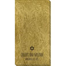 Little Star of David Carte Embossed Guest Towels