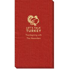 Let's Talk Turkey Moire Guest Towels