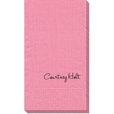 Our Perfect Moire Guest Towels