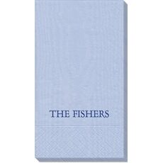 Our Perfect Moire Guest Towels